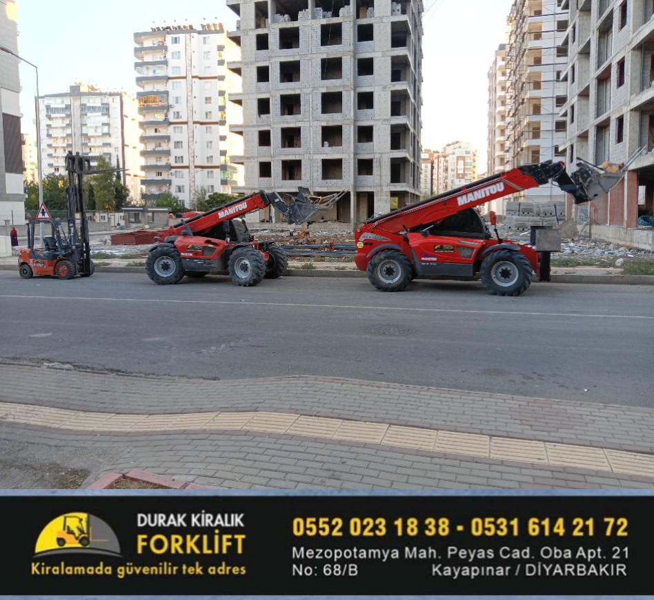 Diyarbakır Forklift - Manitou - Telehandler Forklift Kiralama