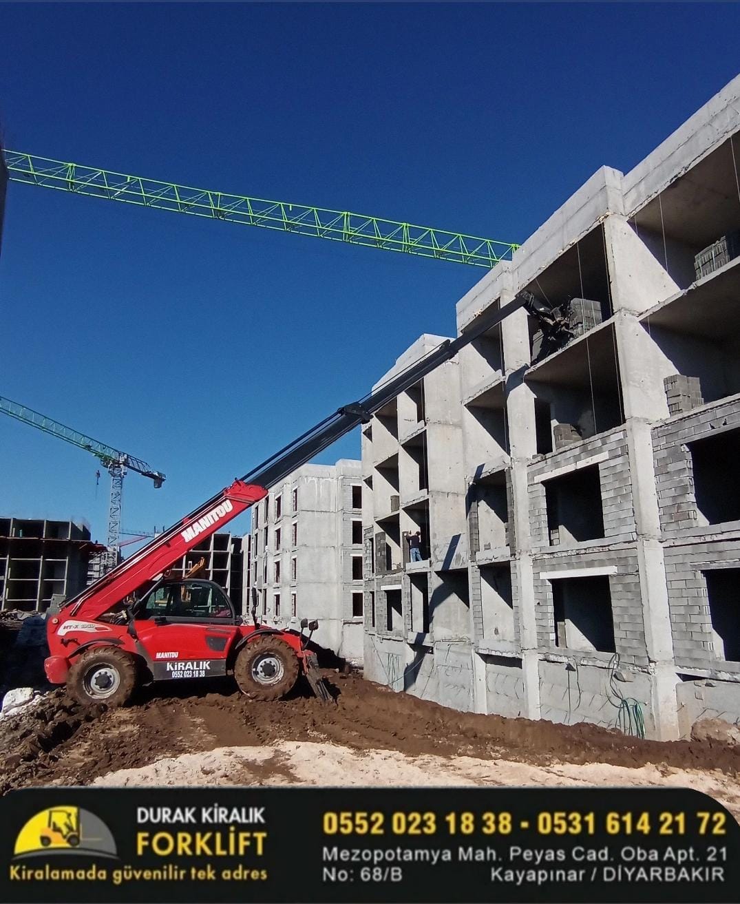 Diyarbakır Uzun Vadeli Manitou Kiralama